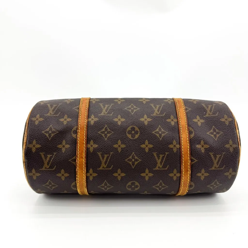 Louis Vuitton Monogram Papillon 26 Shoulder Bag Brown Brown Canvas Good - Box View