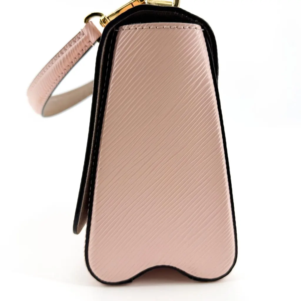 Louis Vuitton Epi Twist PM Pink Gold Hardware Gold Leather Good - Model View