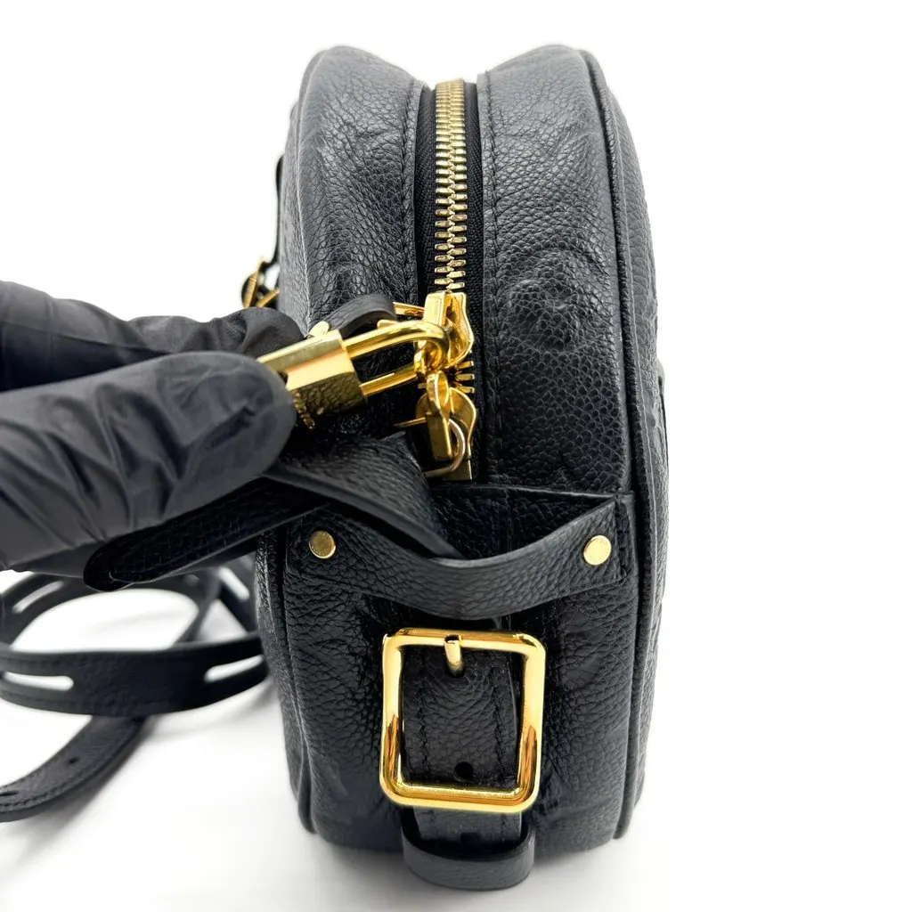 Louis Vuitton Monogram Empreinte Boite Chapeau Souple PM Black Black Leather Good - Inside View