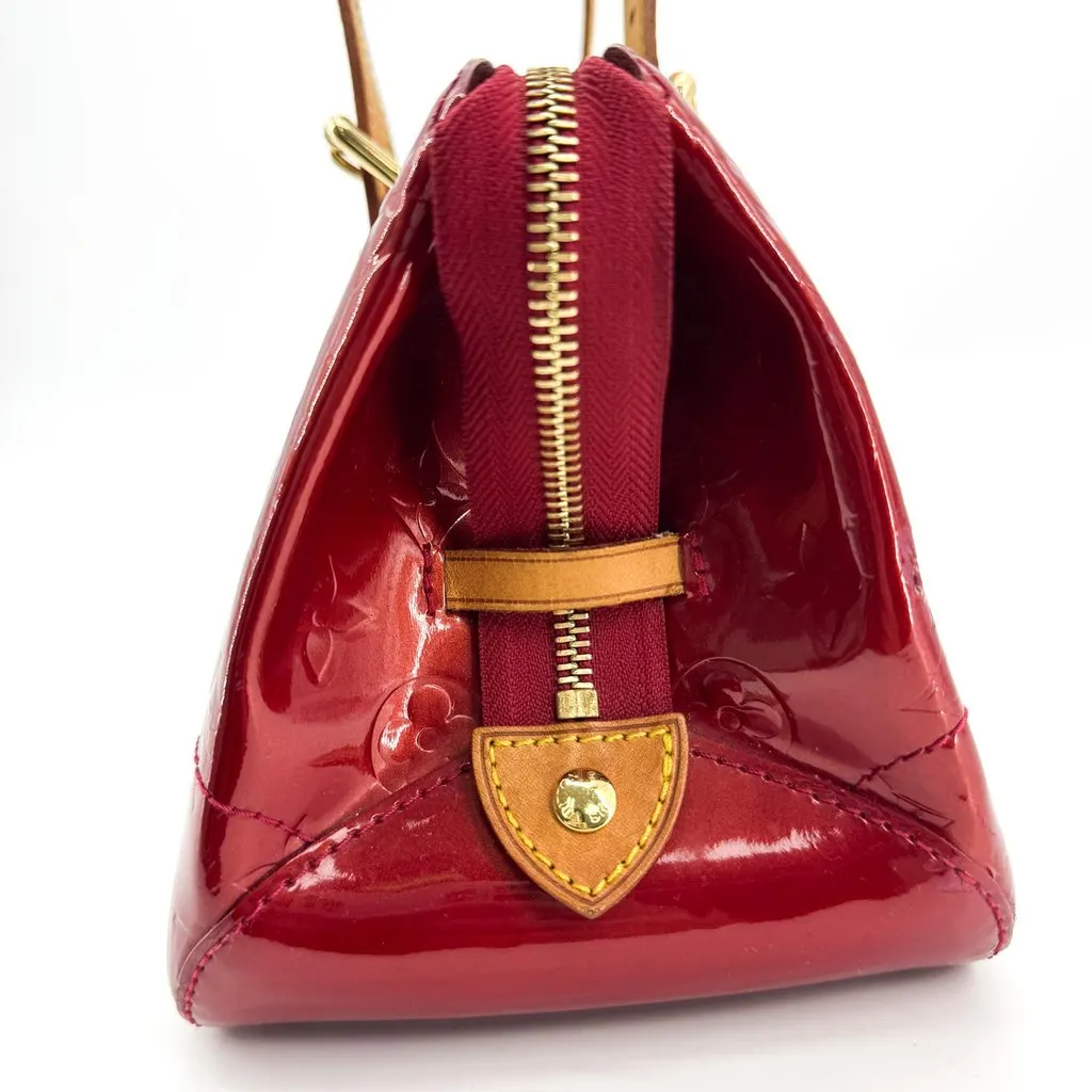Louis Vuitton Monogram Vernis Rosewood Avenue Shoulder Bag Pomme d'Amour Red Leather Fair - Box View