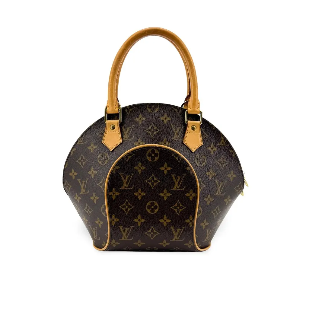 Louis Vuitton Monogram Ellipse PM Handbag Brown Brown Canvas Very good - Front View