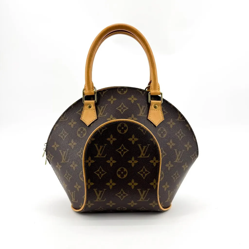 Louis Vuitton Monogram Ellipse PM Handbag Brown Brown Canvas Very good - Back View