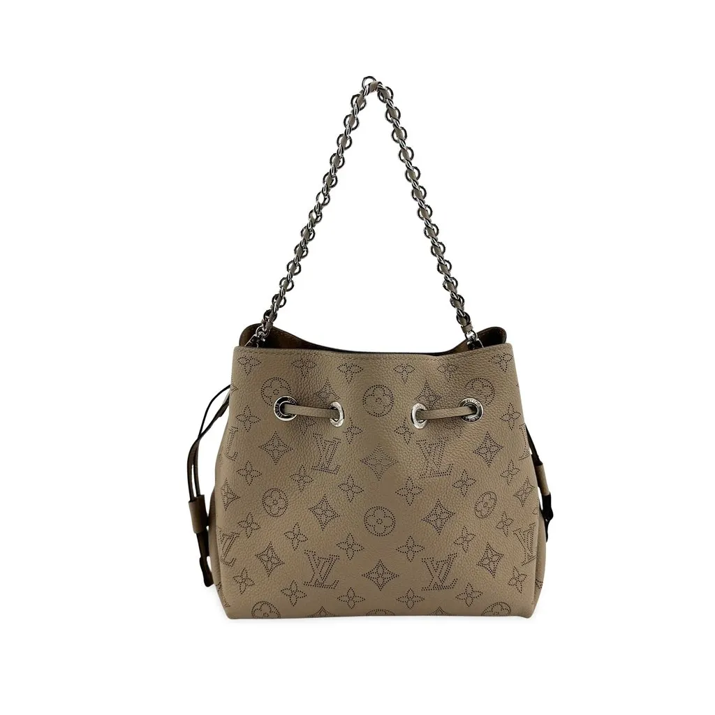 Louis Vuitton Mahina Bella Galet Beige Leather Very good - Front View
