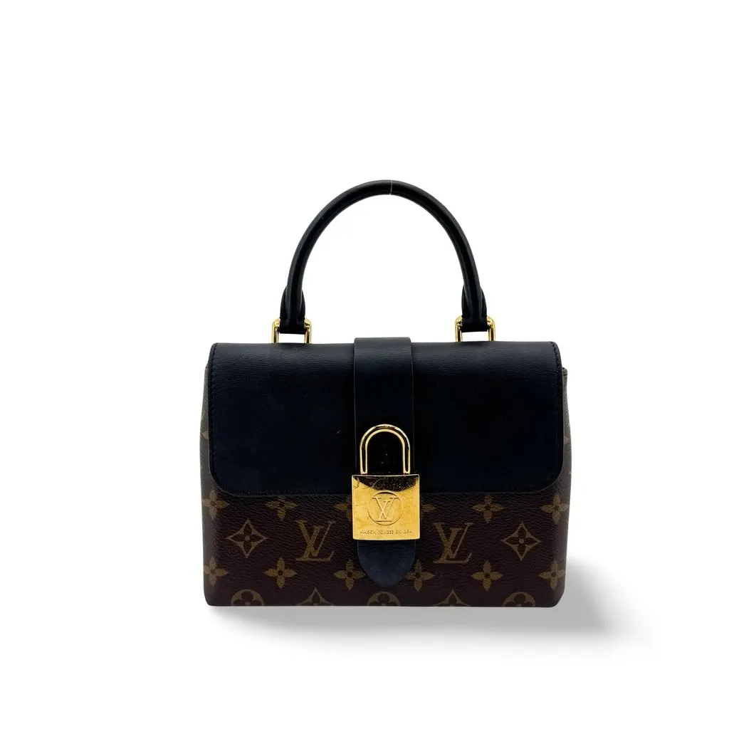 Louis Vuitton Locky BB Monogram Noir Black Canvas Good - Front View