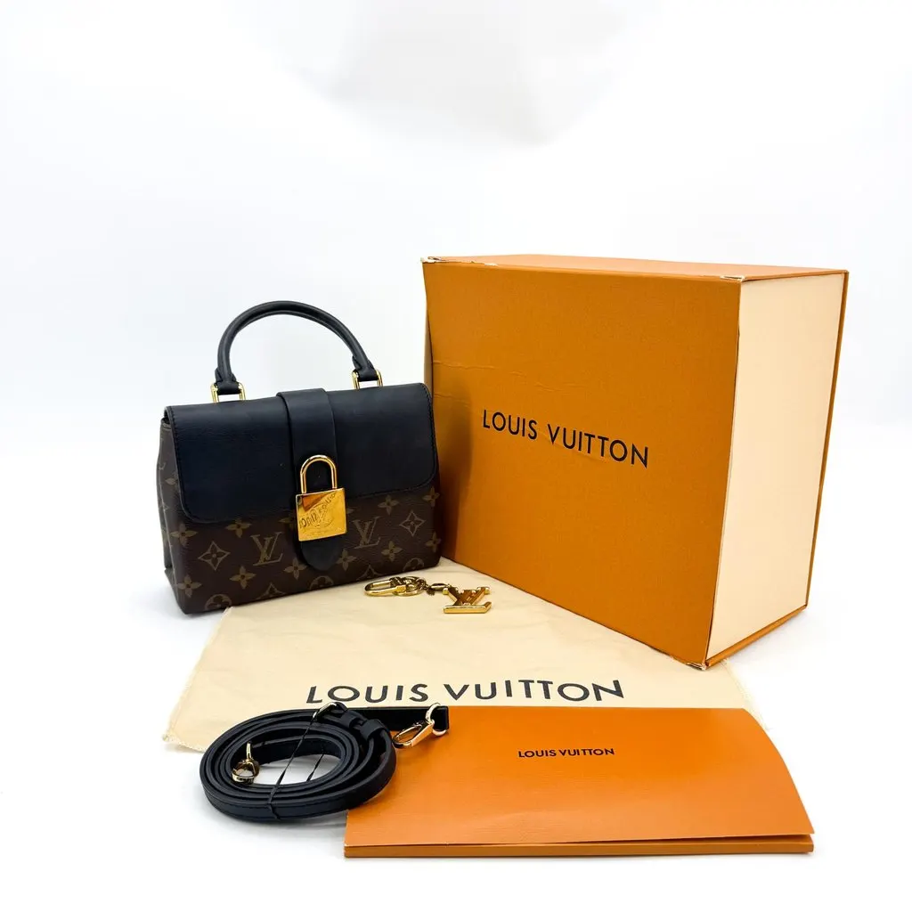 Louis Vuitton Locky BB Monogram Noir Black Canvas Good - Back View