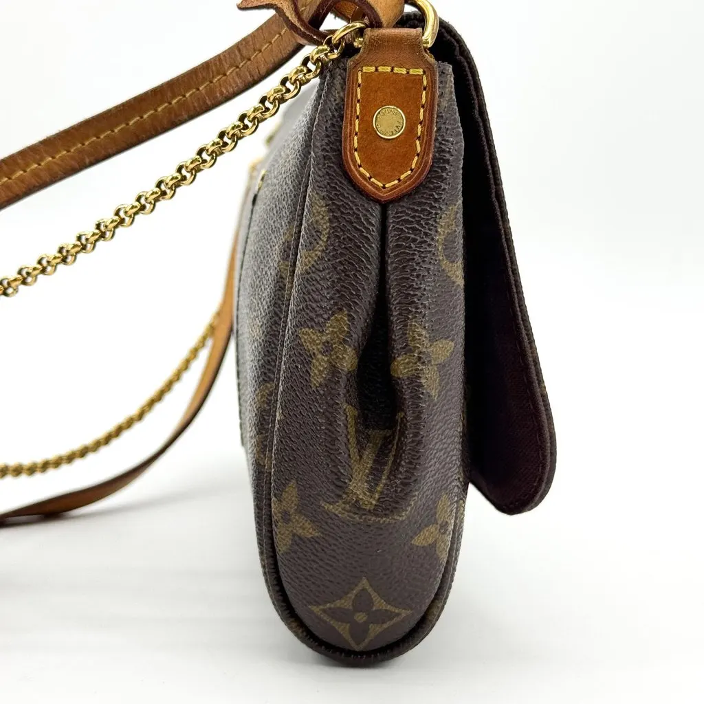 Louis Vuitton Monogram Favorite PM Gold Brown Canvas Good - Inside View