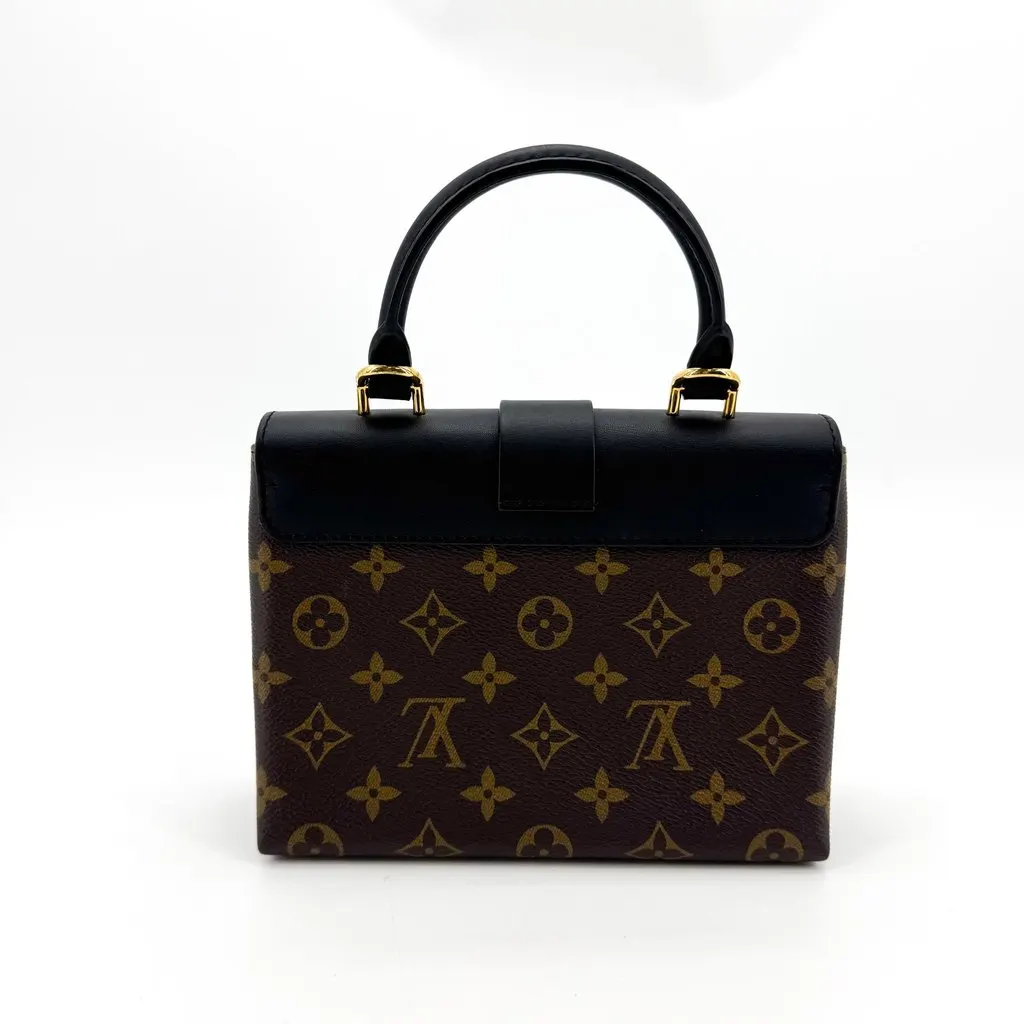 Louis Vuitton Monogram One Handle Flap Bag PM Black Black Canvas Very good - Inside View