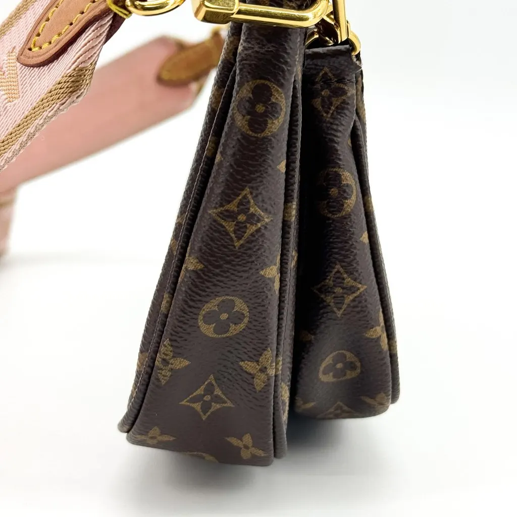 Louis Vuitton Monogram Pochette Accessoires Brown Canvas Good - Box View