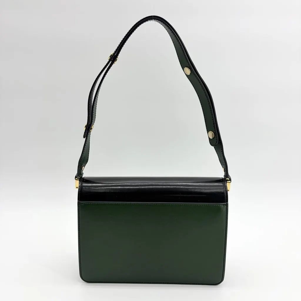 Marni Medium Trunk Bag Black Gold Hardware MultiColor Leather Very good - Inside View