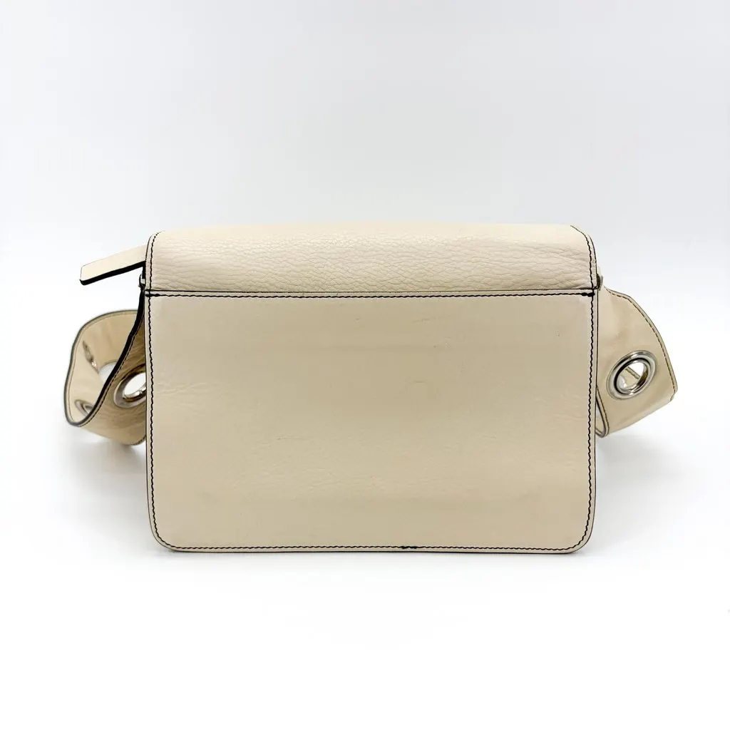 Marni Eyelet Trunk Shoulder Bag MultiColor Leather Fair - Back View