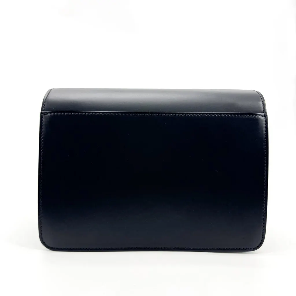 Marni Medium Trunk Shoulder Bag Black Black Leather Very good - Model View