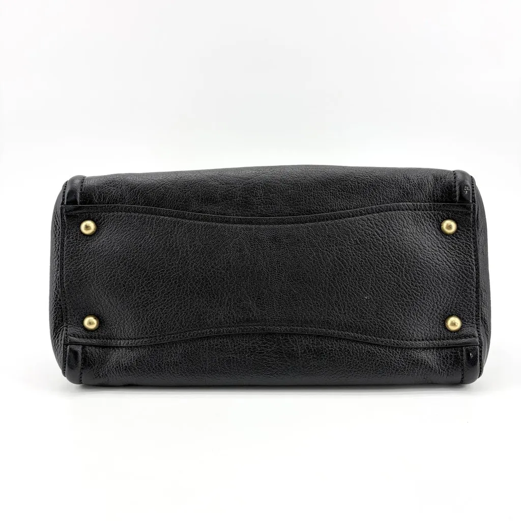 Miu Miu Vitello Phenix 2WAY Tote Bag Black Black Leather Fair - Box View