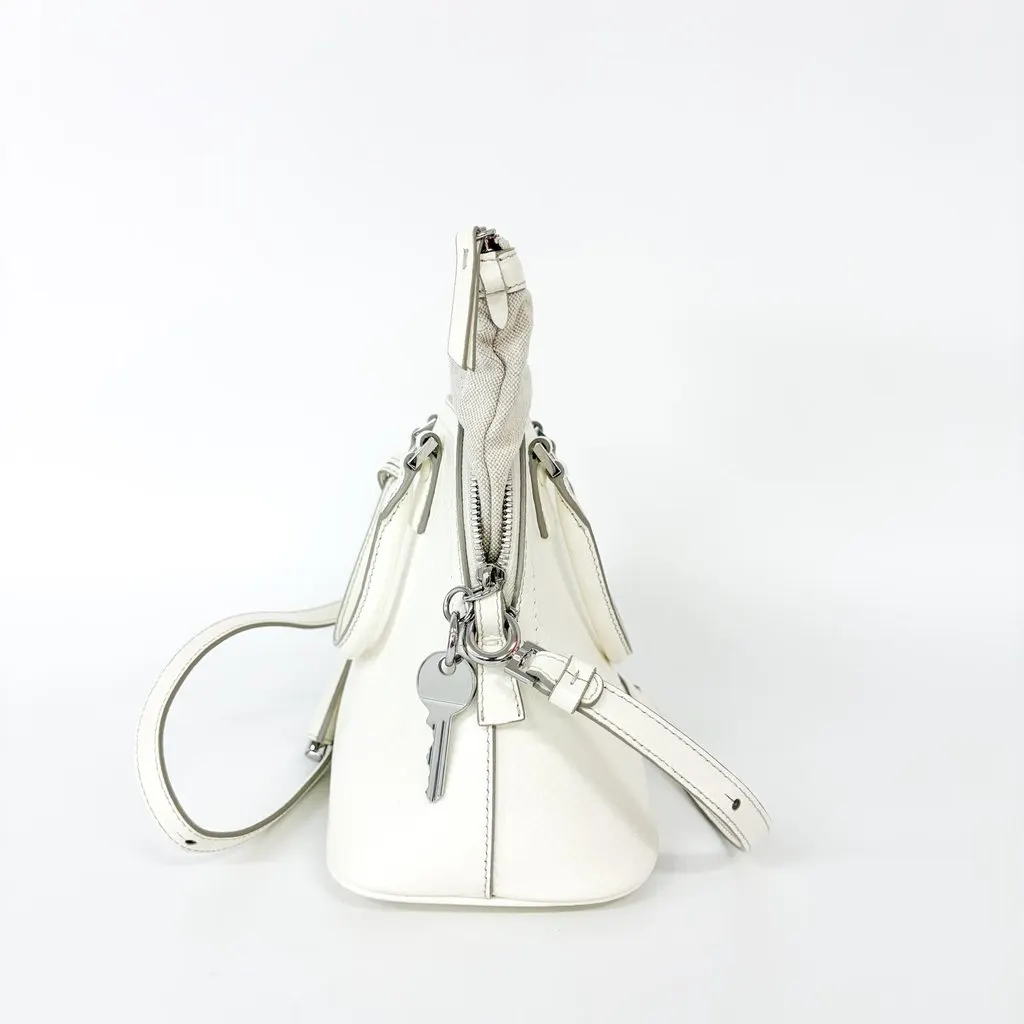 Maison Margiela 5AC Small Handbag White MultiColor Leather Fair - Model View