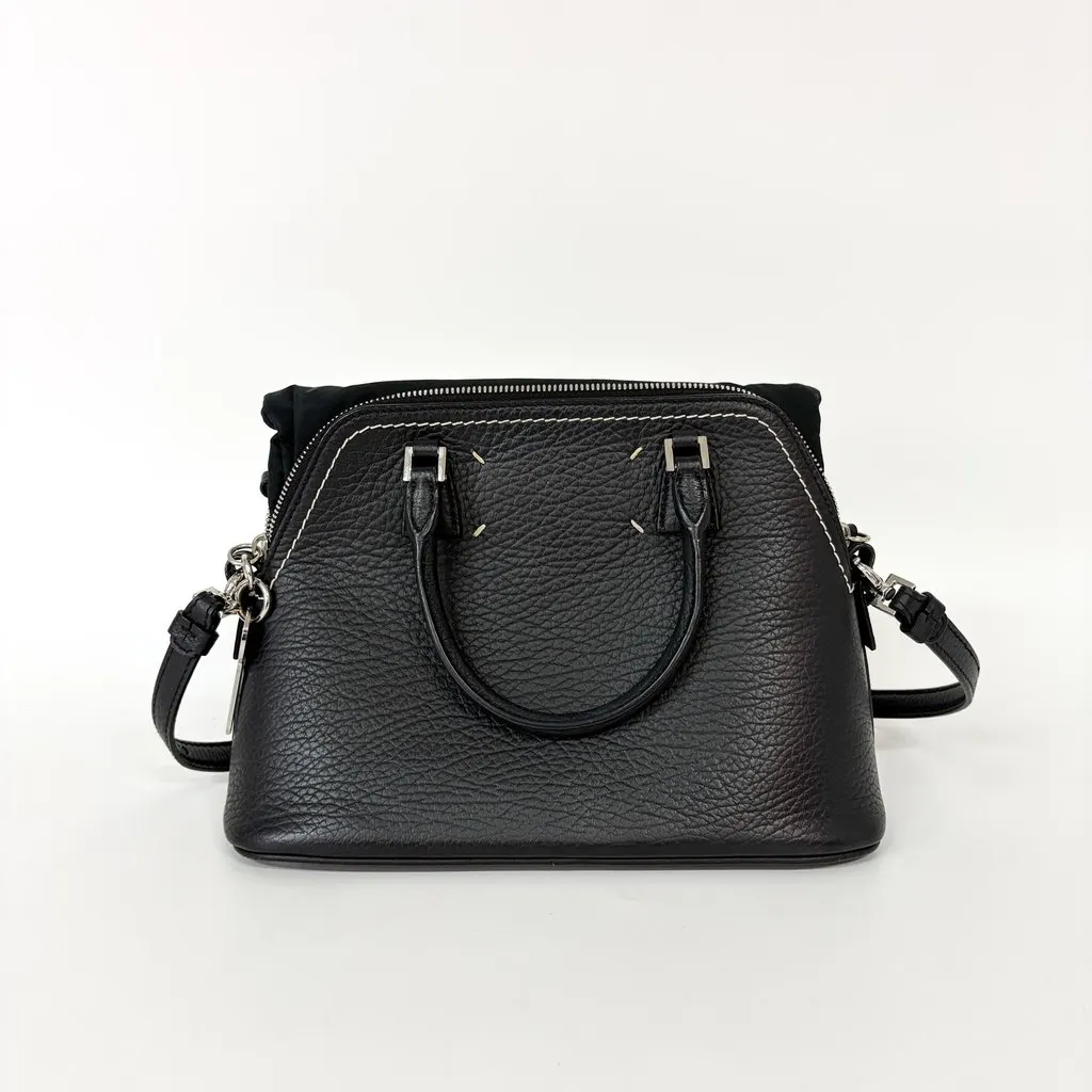 Maison Margiela 5AC Micro Shoulder Bag Black MultiColor Leather Fair - Back View