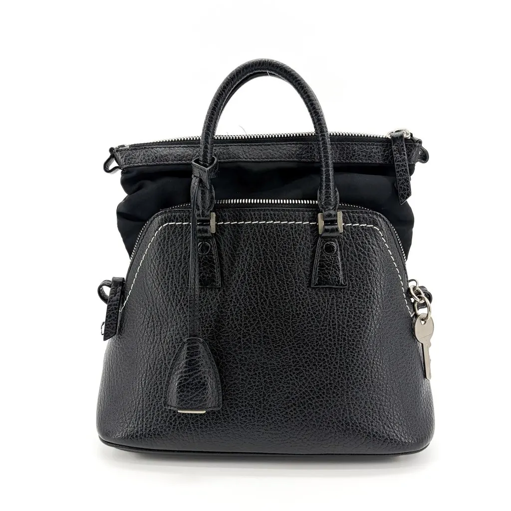 Maison Margiela 5AC Classic Micro Bag Black Black Leather Good - Inside View