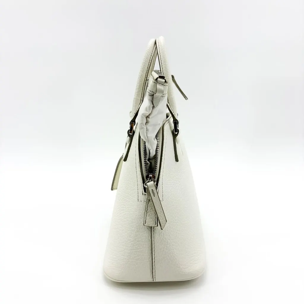 Maison Margiela 5AC Mini Handbag White White Leather Good - Model View