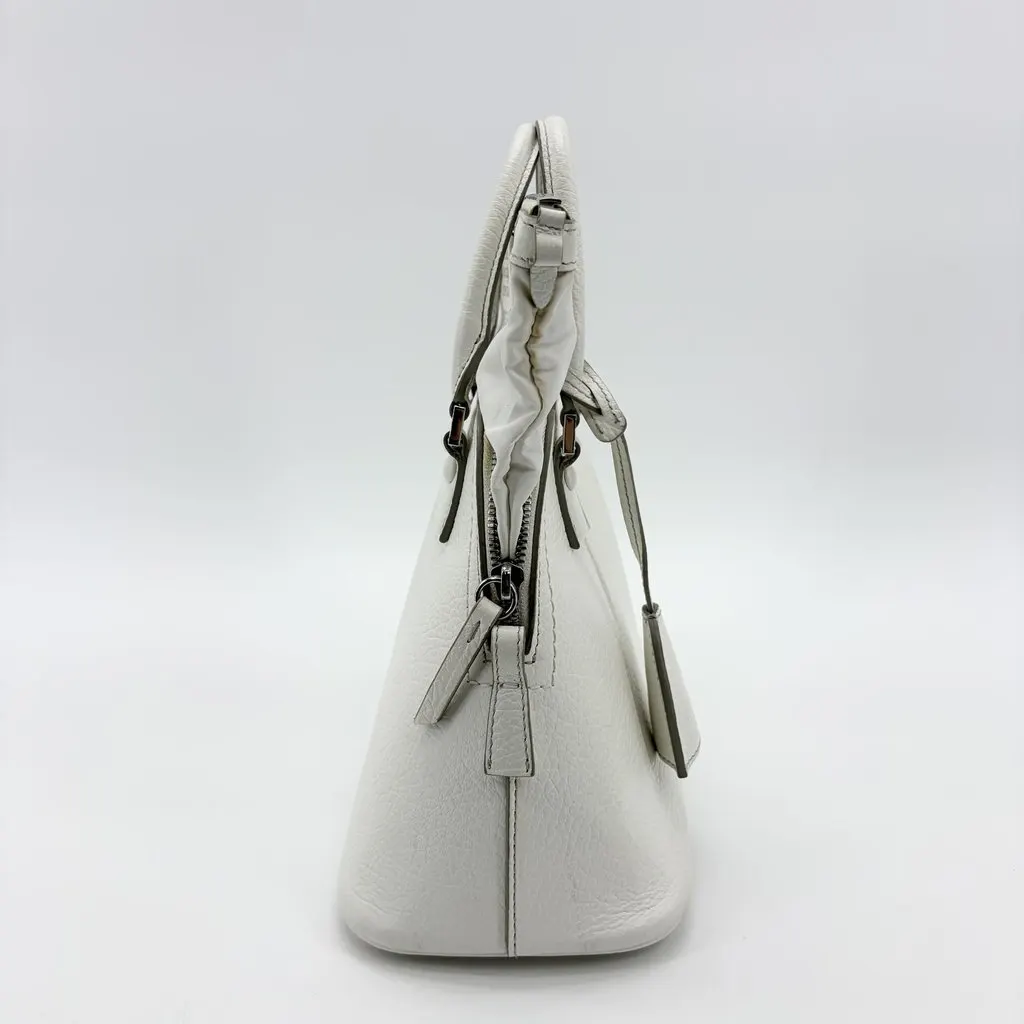 Maison Margiela 5AC Mini Handbag White White Leather Fair - Model View