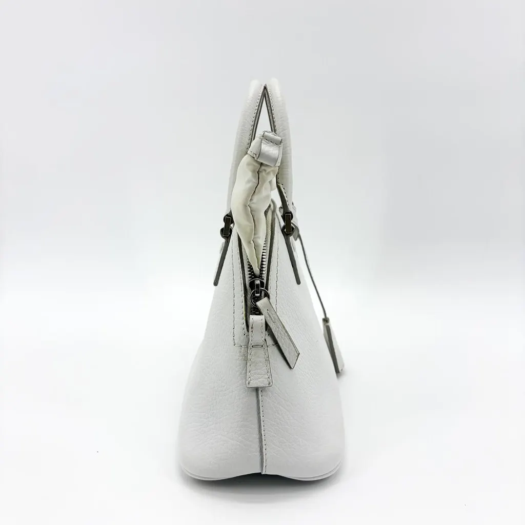 Maison Margiela 5AC Mini Tote Bag White White Leather Good - Model View