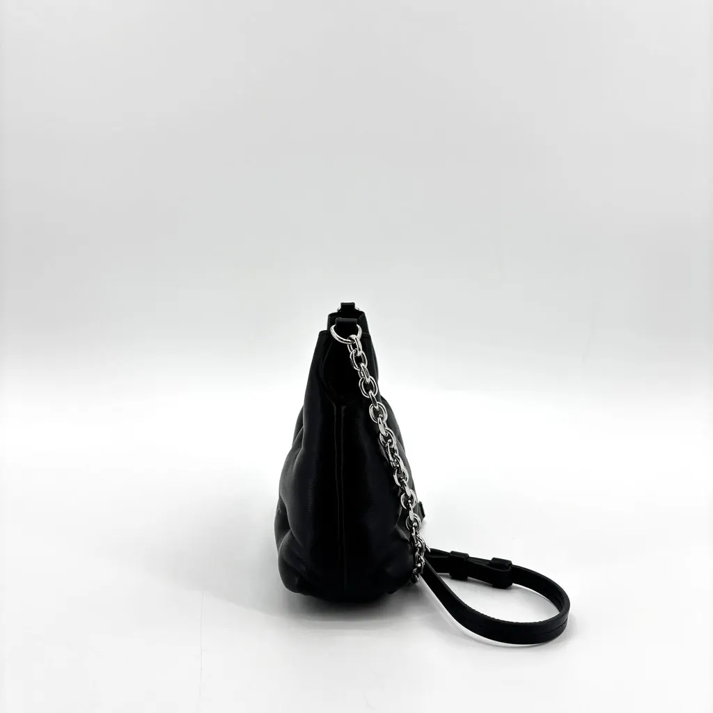 Maison Margiela Glam Slam Small Hobo Bag Black Black Shearling Good - Box View
