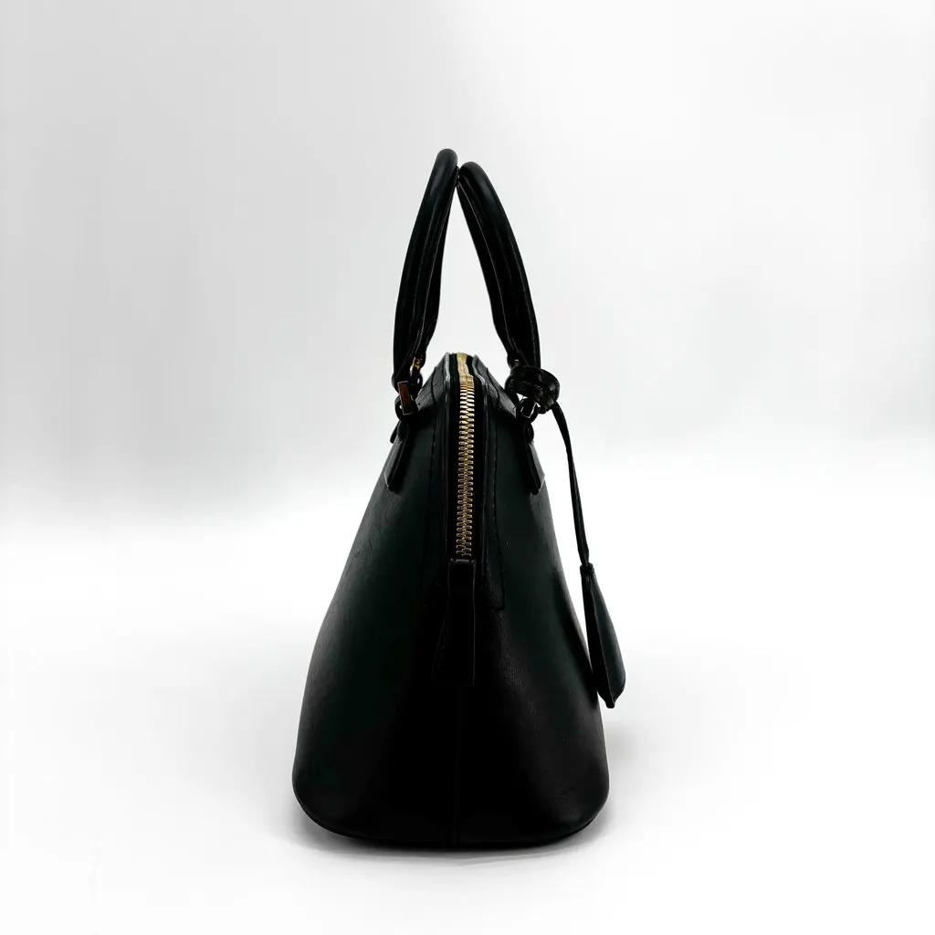 Maison Margiela 5AC Mini Tote Bag in Black Black Leather Good - Model View
