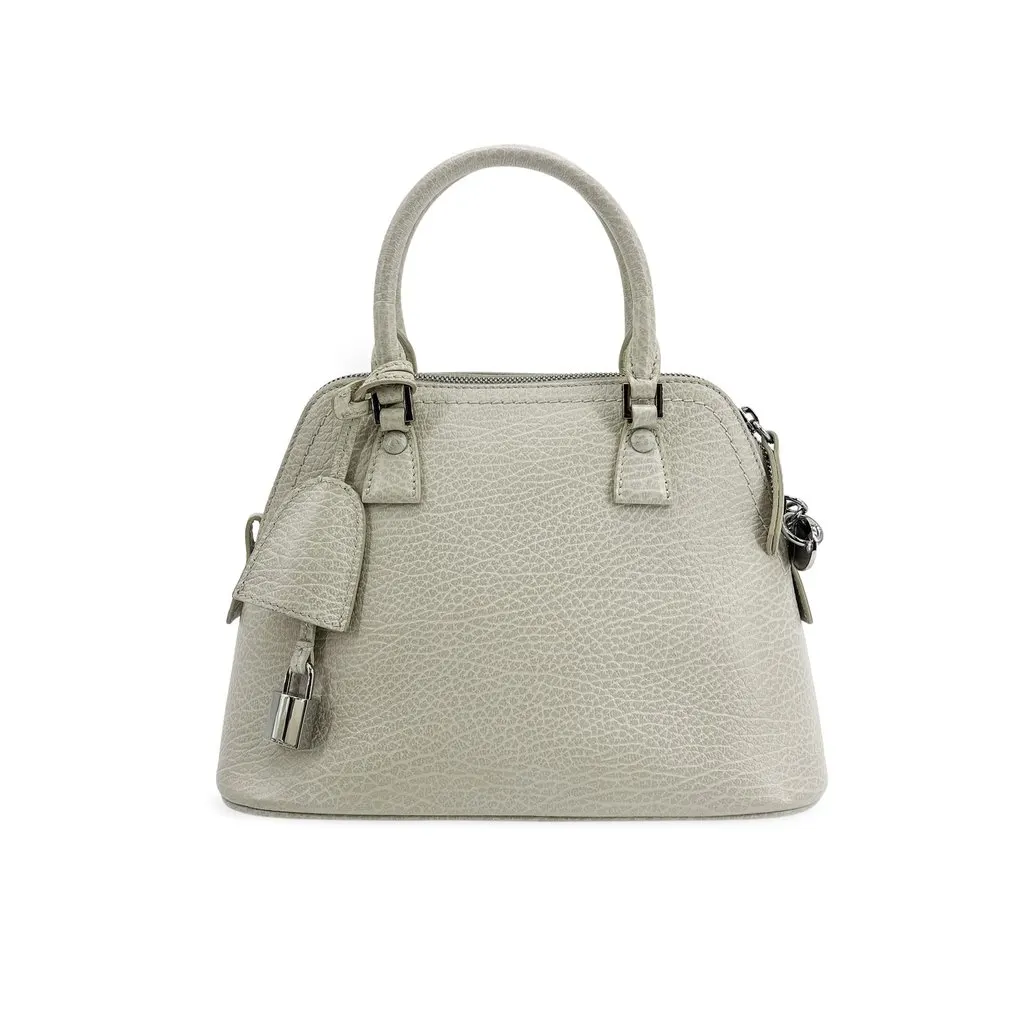 Maison Margiela 5AC Classic Baby Greige Beige Leather Good - Front View
