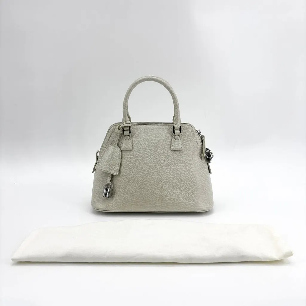 Maison Margiela 5AC Classic Baby Greige Beige Leather Good - Back View