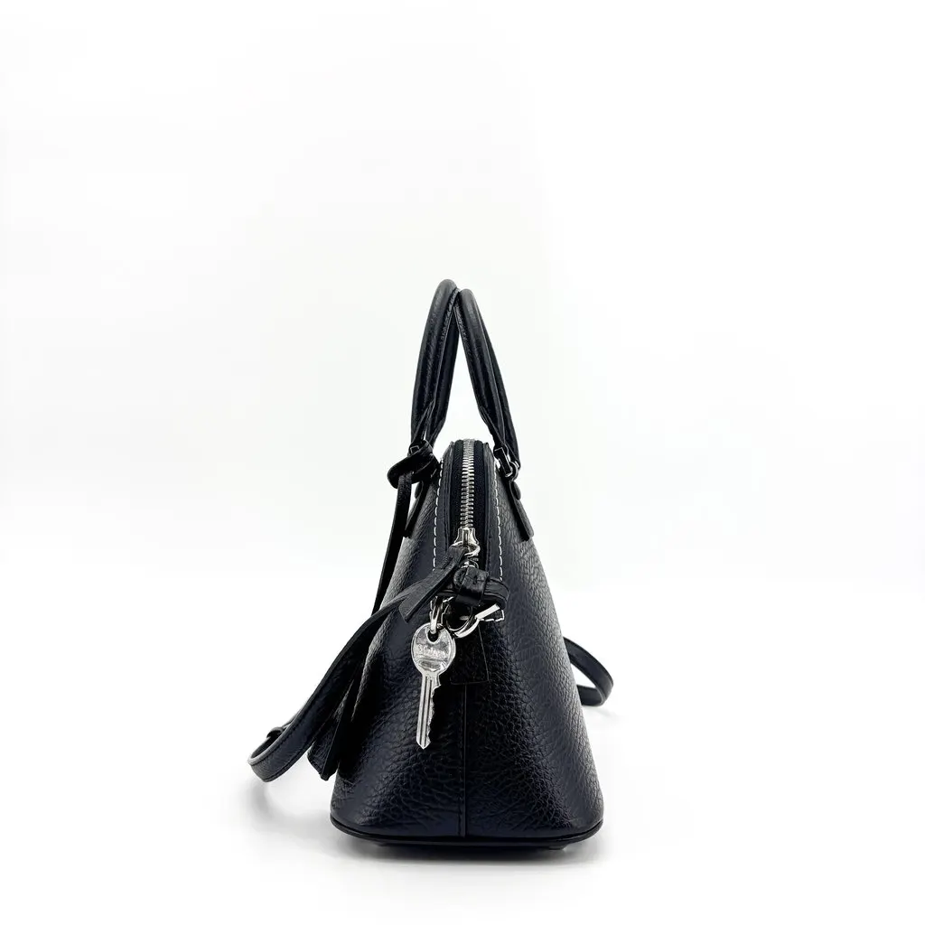 Maison Margiela 5AC Classique Micro Bag Black Black Leather Good - Inside View