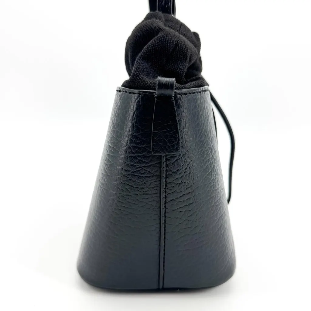 Maison Margiela 5AC Micro Bucket Bag Black Black Leather Good - Model View
