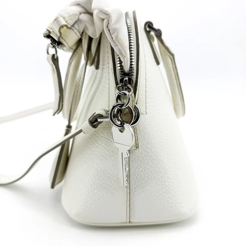 Maison Margiela 5AC Classique Mini Bag White White Leather Good - Model View