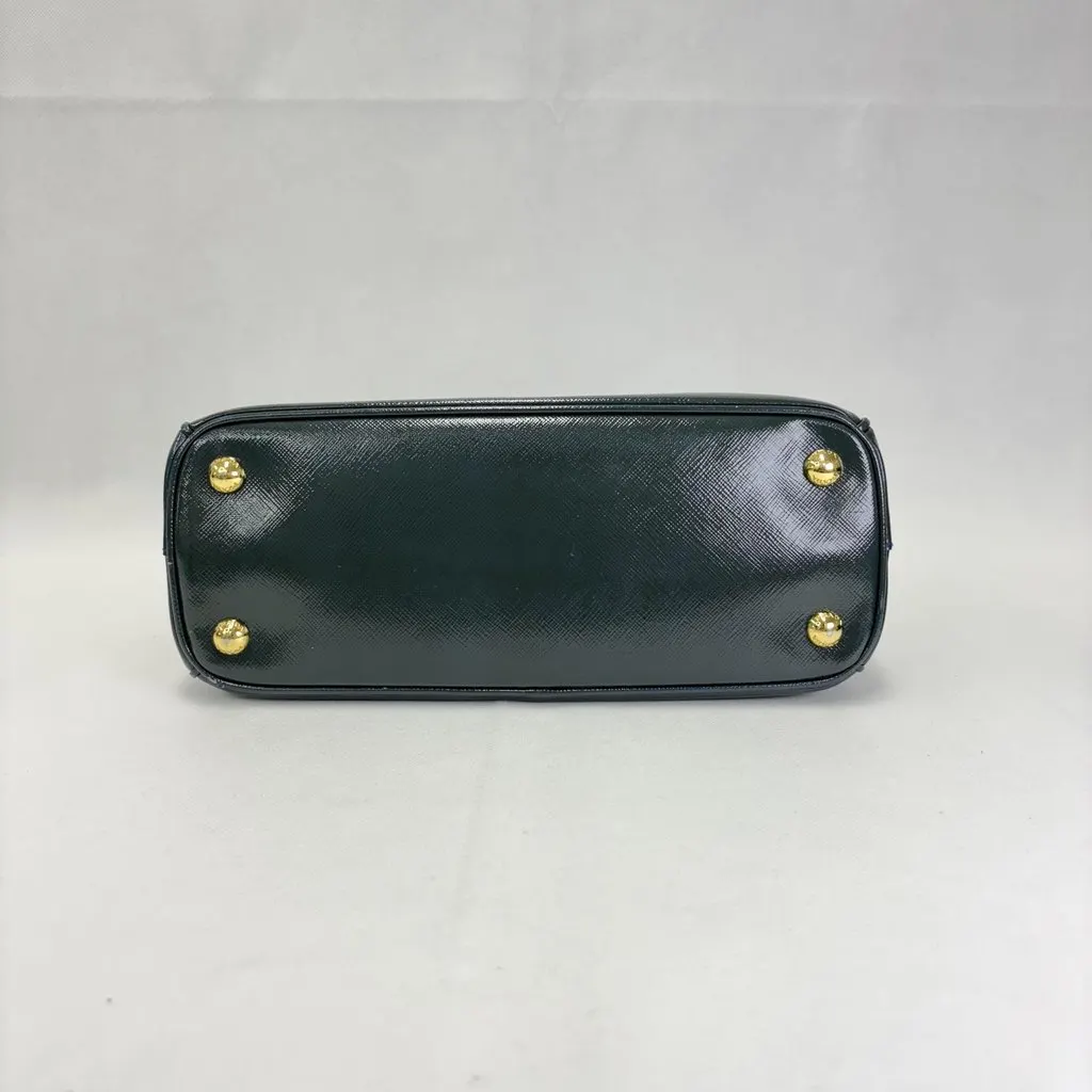 Prada Galleria Saffiano Patent Medium Green/Navy Green Leather Very good - Box View