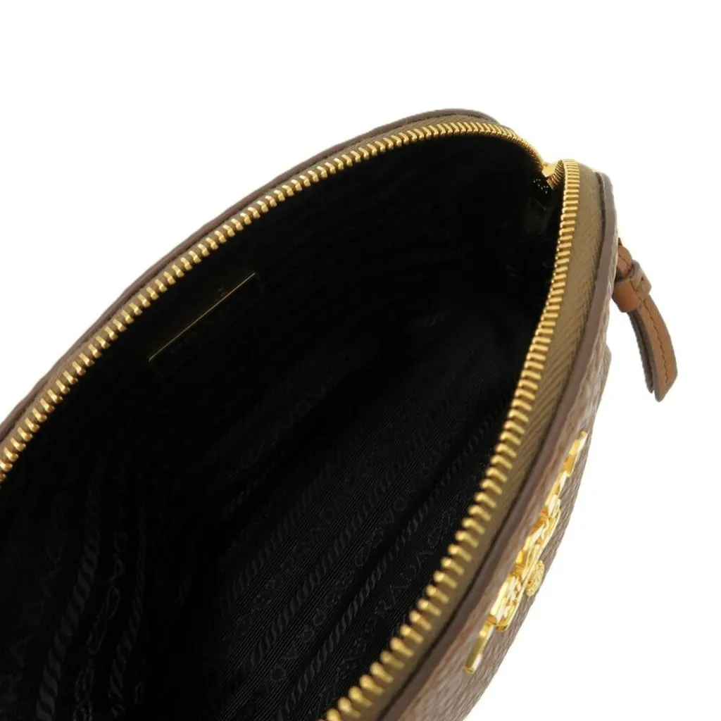 Prada Brown leather pouch bag Brown Leather Good - Box View