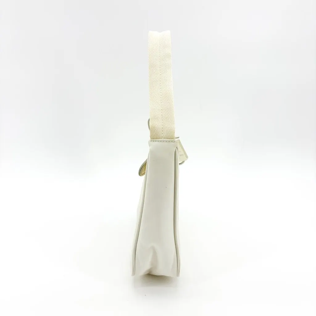 Prada Re-edition 2000 Nylon Mini Bag White White Polyamide Good - Box View