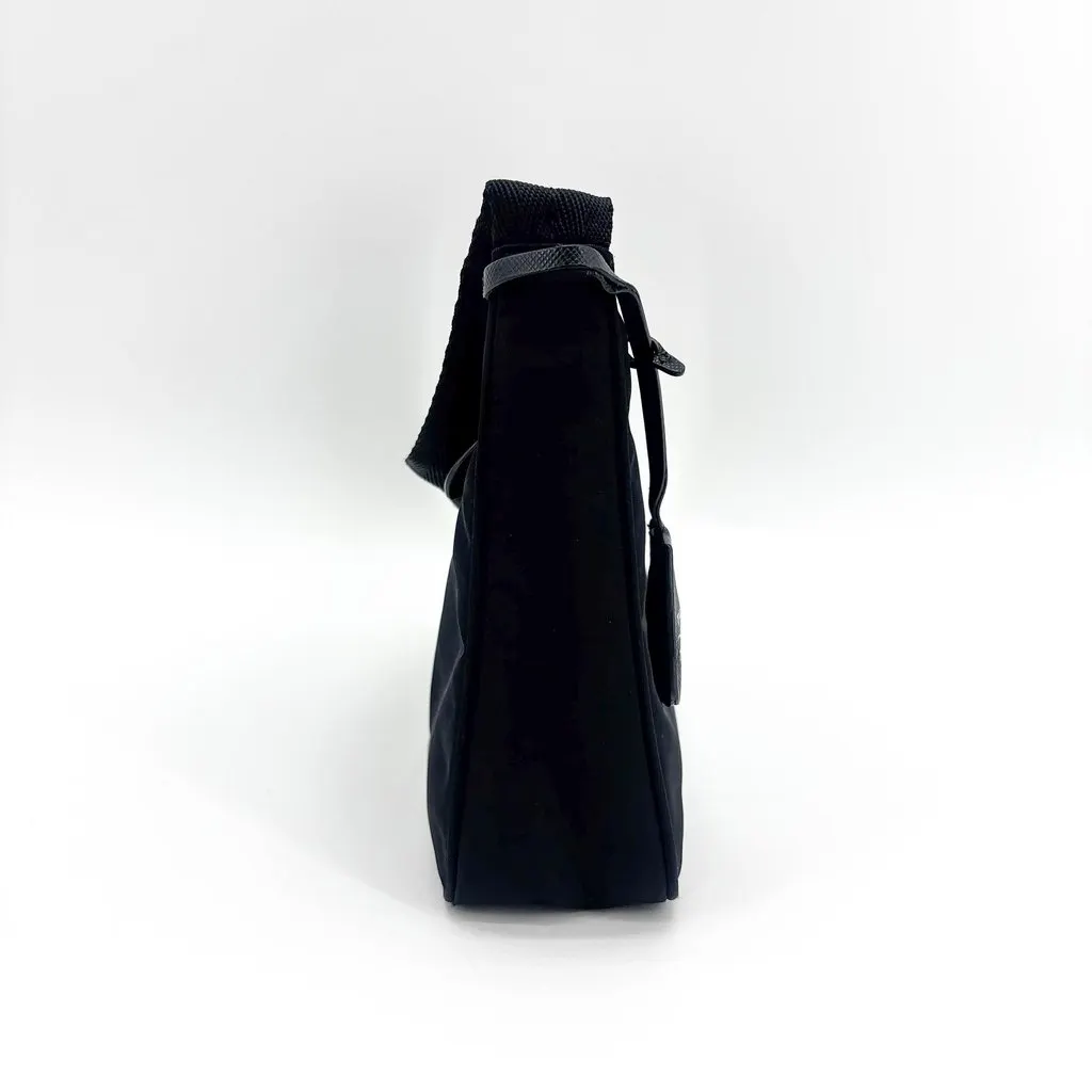 Prada Re-Edition 2000 Re-Nylon Mini Bag Black Black Polyamide Good - Inside View