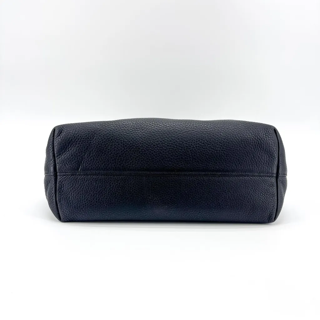 Prada Vitello Phenix 2-Way Tote Shoulder Bag Baltico Navy Navy Leather Good - Box View