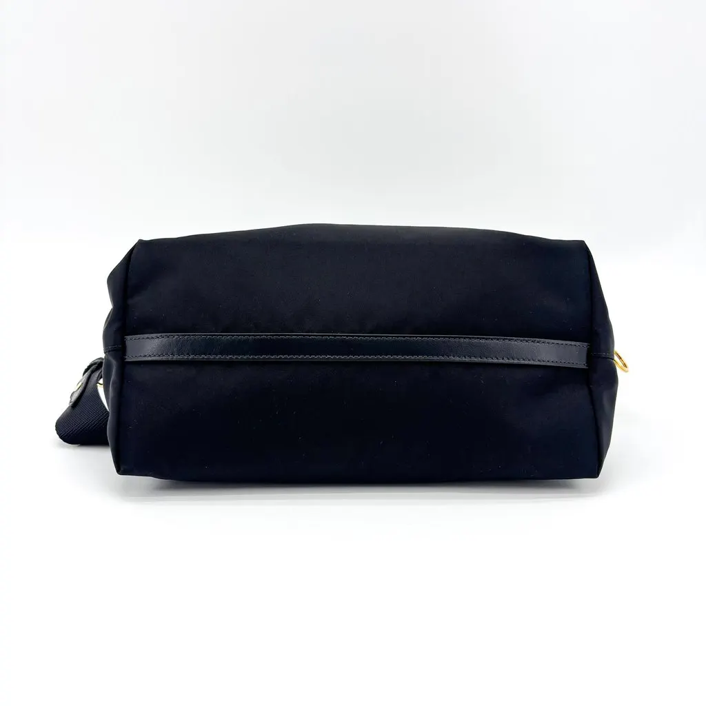 Prada Pocono Nylon Saffiano 2WAY Tote Bag Black Black Polyamide Good - Box View