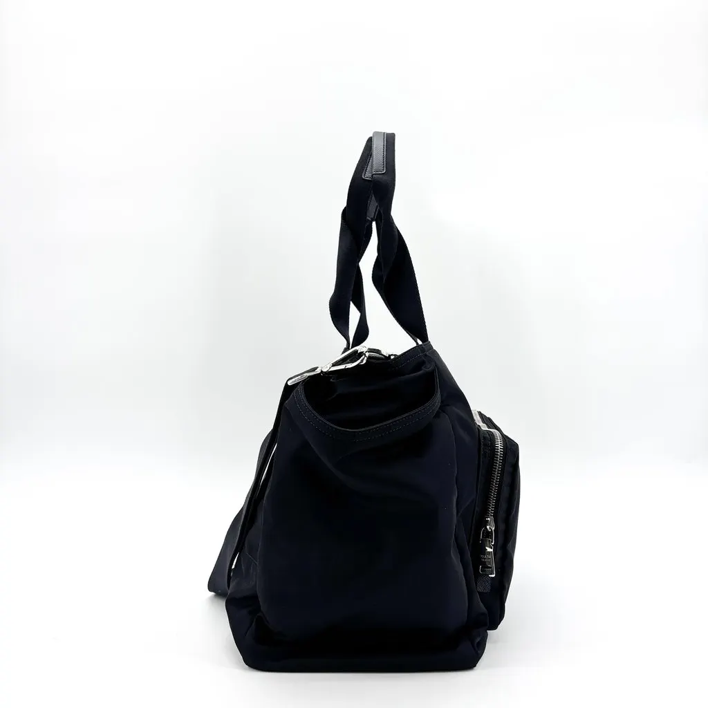 Prada Tessuto Nylon Tote Shoulder Bag Black Black Polyamide Good - Box View