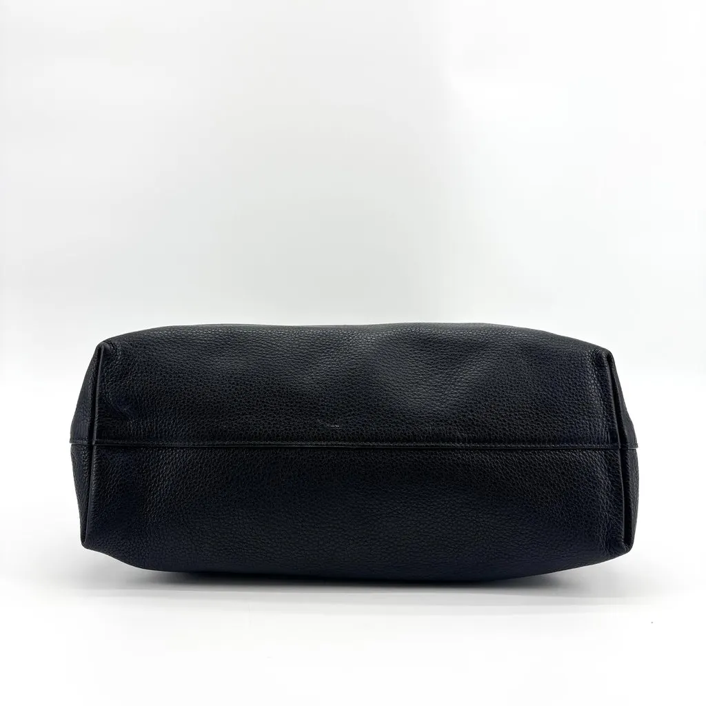 Prada Vitello Phenix Shoulder Tote Bag Navy Navy Leather Good - Box View