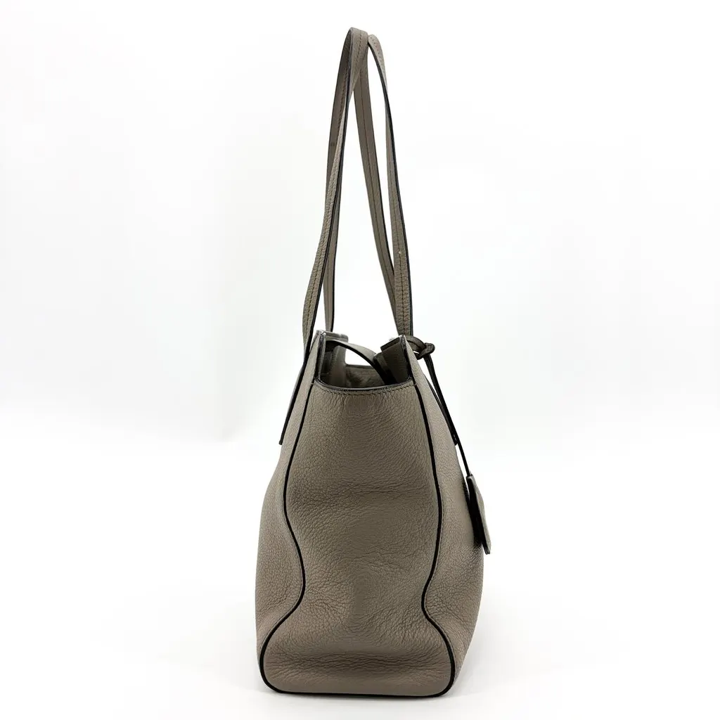 Prada Vitello Phenix Shoulder Tote Bag Gray MultiColor Leather Good - Box View
