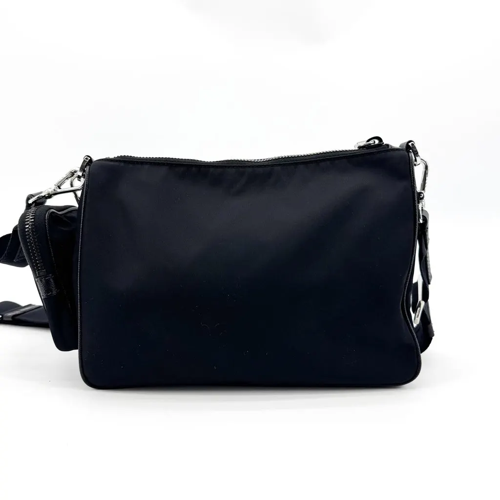 Prada Re-Edition 2005 Re-Nylon shoulder bag Black Black Polyamide Very good - Inside View