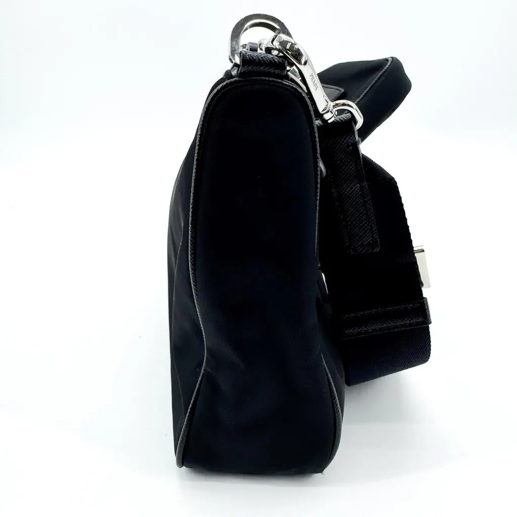 Prada Re-Edition 2005 Re-Nylon shoulder bag Black Black Polyamide Very good - Box View