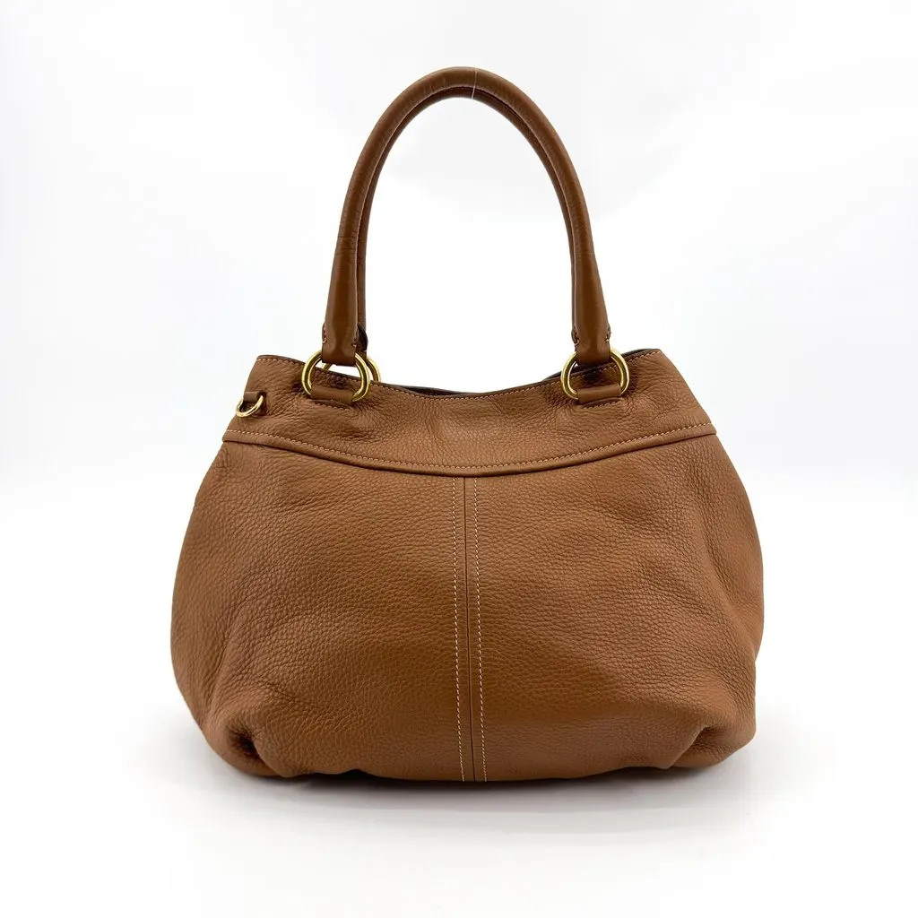 Prada Vitello Daino Tote Bag Brown Brown Leather Very good - Inside View