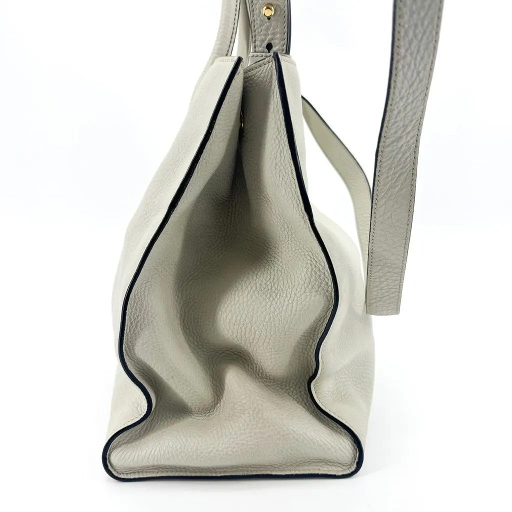 Prada Vitello Phenix Tote Bag Talco MultiColor Leather Fair - Box View