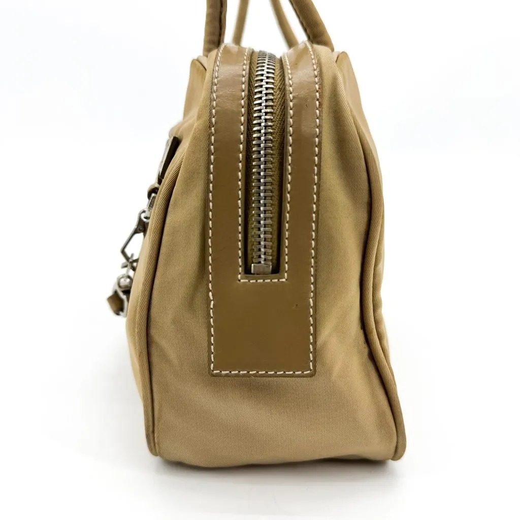 Prada Tessuto Nylon Shoulder Bag Beige Beige Polyamide Fair - Inside View