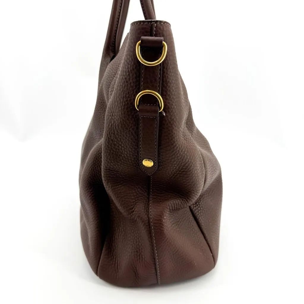 Prada Vitello Phenix Tote Bag Brown Brown Leather Good - Box View