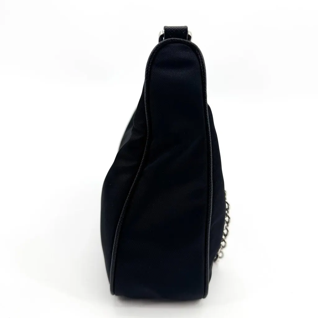Prada Re-Edition 2005 Re-Nylon Shoulder Bag Black Black Polyamide Very good - Box View
