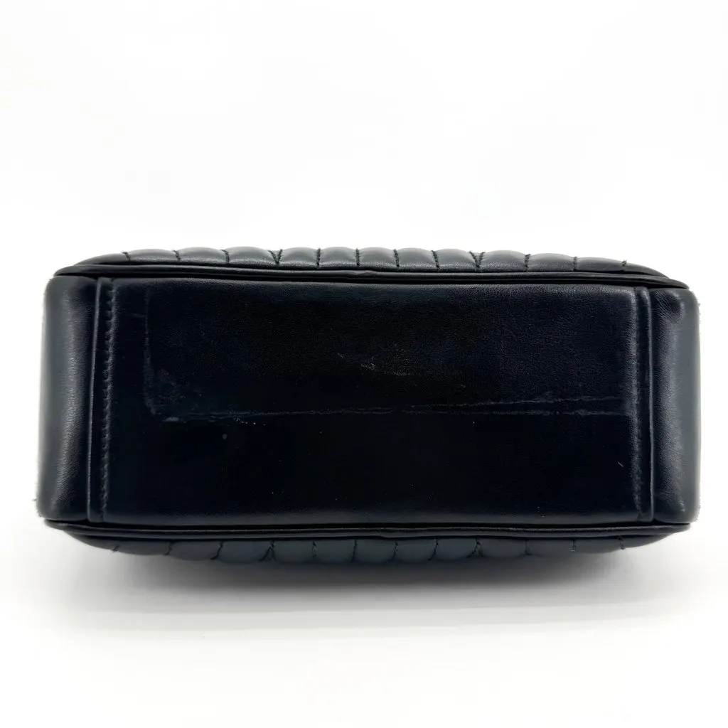 Prada Diagramme Soft Calf Camera Bag Black Black Leather Fair - Box View