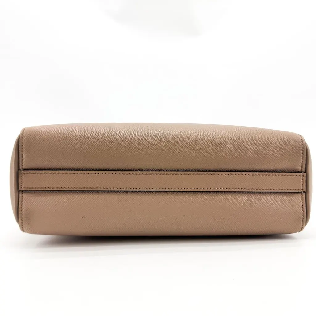 Prada Saffiano Lux Tote Bag Beige Beige Leather Fair - Box View