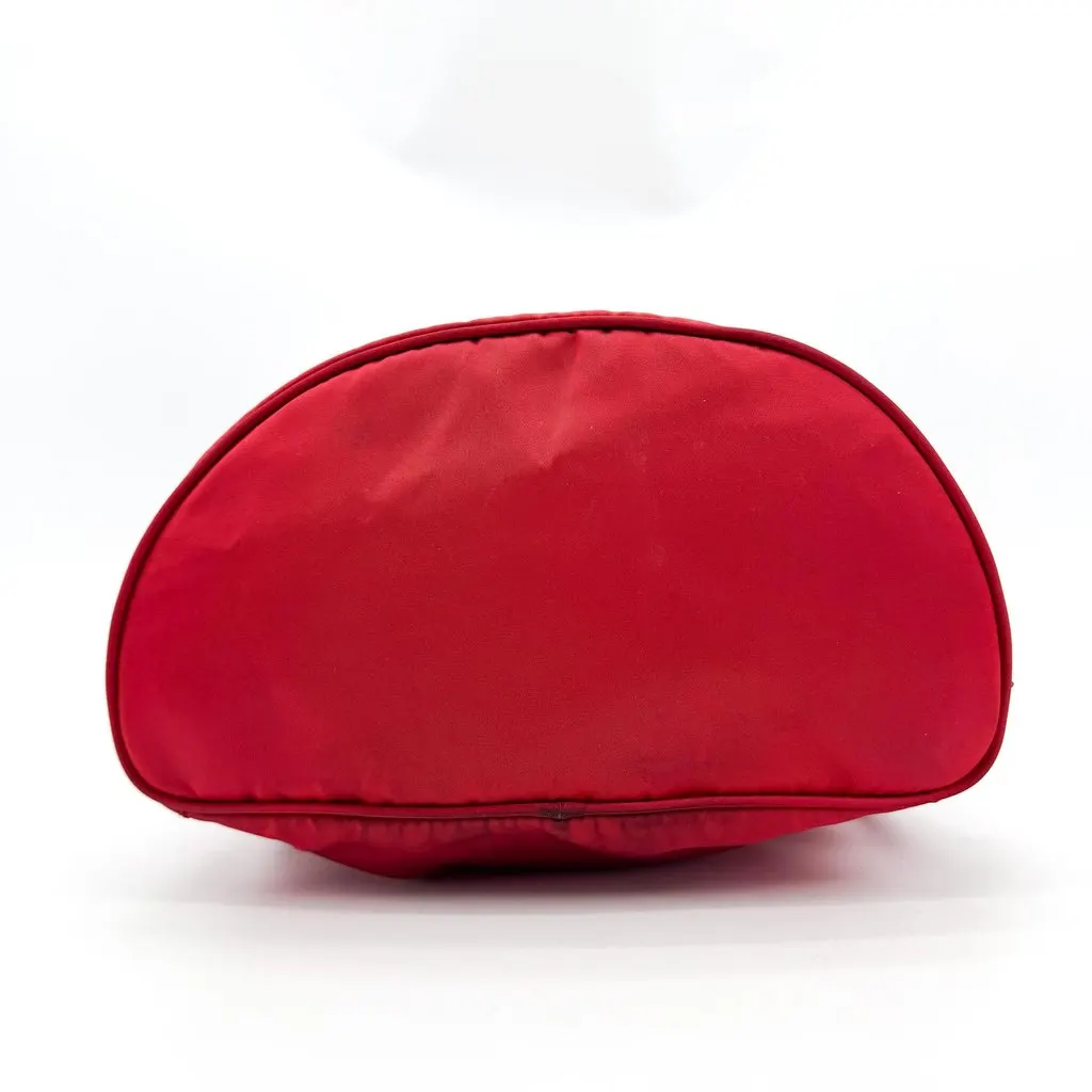 Prada Re-Nylon Small Backpack Red Red Polyamide Good - Box View