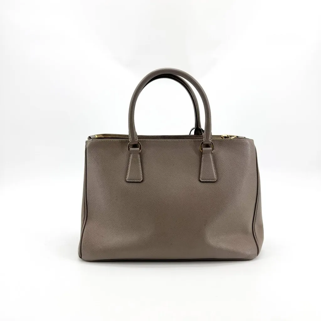 Prada Saffiano Galleria Medium Bag Grey MultiColor Leather Very good - Inside View