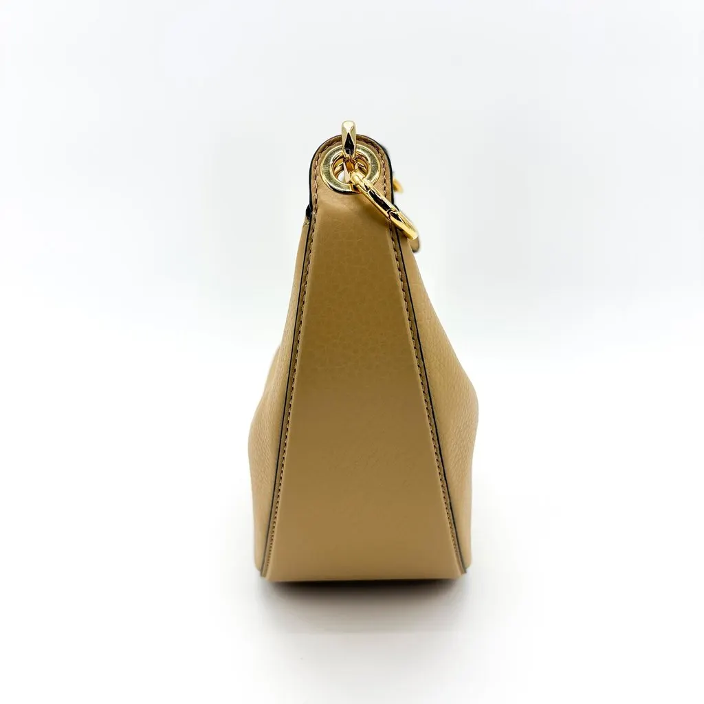 Valentino Garavani Small V-Logo Moon Back Beige Beige Leather Very good - Model View
